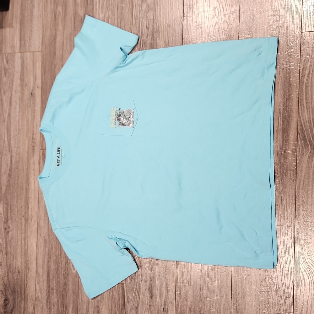 Get A Life Angler Management Under Control Men's sz XL (46/48) Tshirt